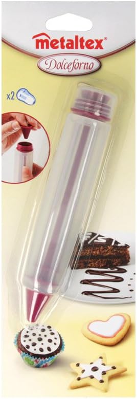 PLUMA P/DECORAR PASTELES SILICON METALTEX