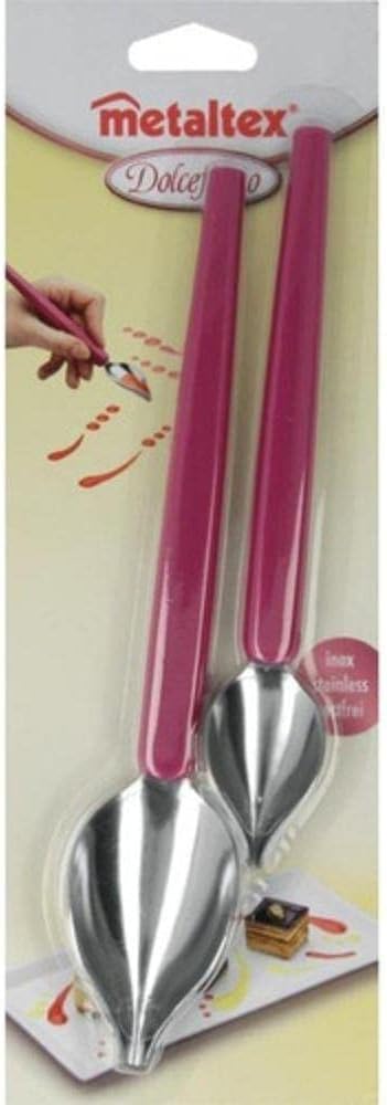 JGO DE 2 CUCHARAS DECORADORAS METALTEX