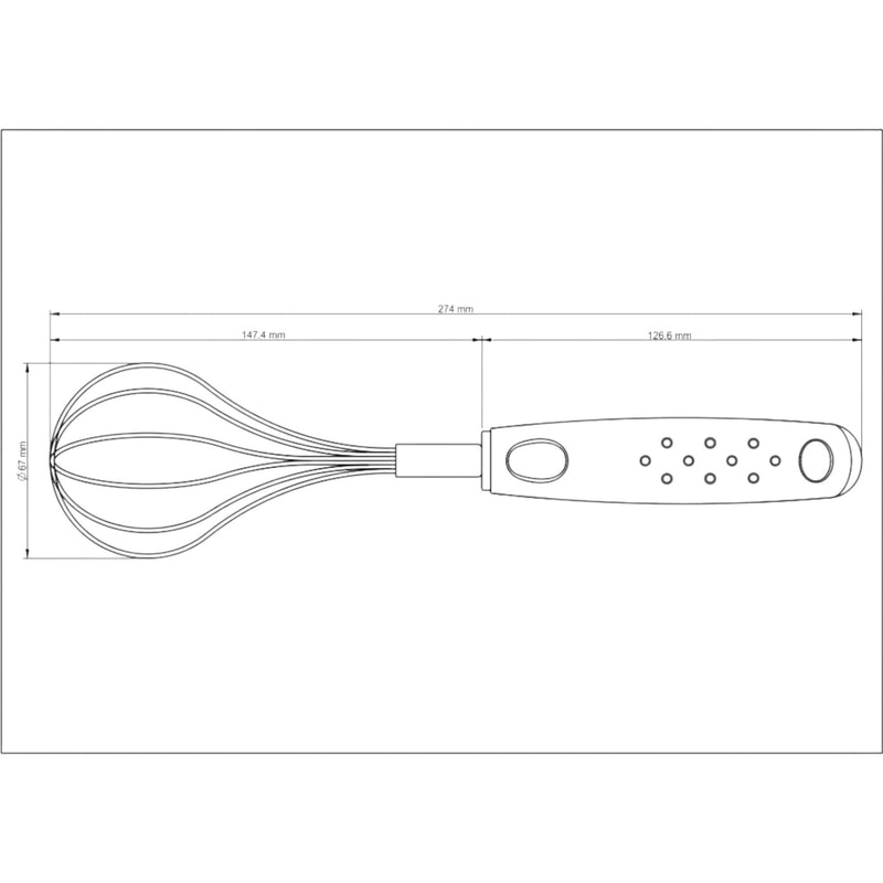 UTILITA BATIDOR MANUAL BLANCO