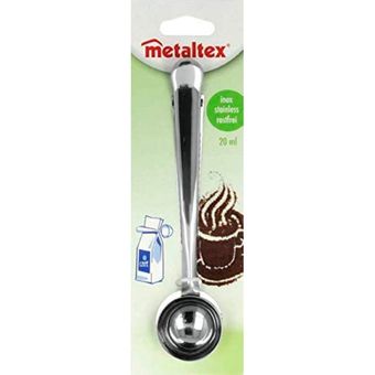 CUCHARA PARA CAFE CON CLIP METALTEX