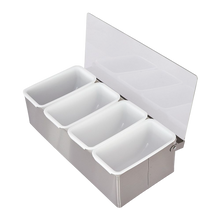Cargar imagen en el visor de la galería, CONDIMENTERO AC INOX C/ DIV
