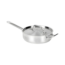 Cargar imagen en el visor de la galería, SARTEN RECTO C/TAPA QT AC INOX
