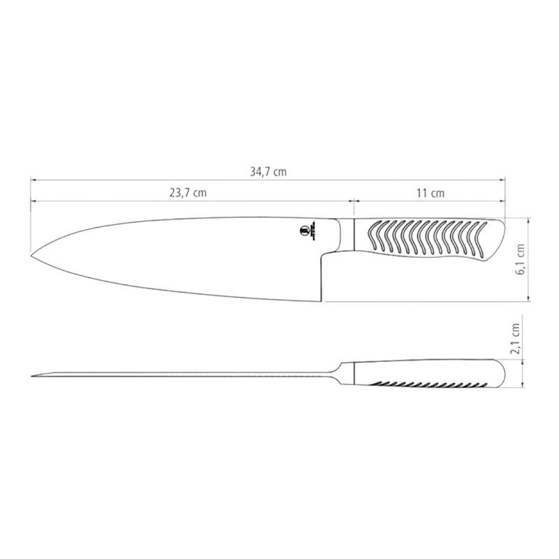 CUCHILLO DEBA 08" SUSHI DIAMOND