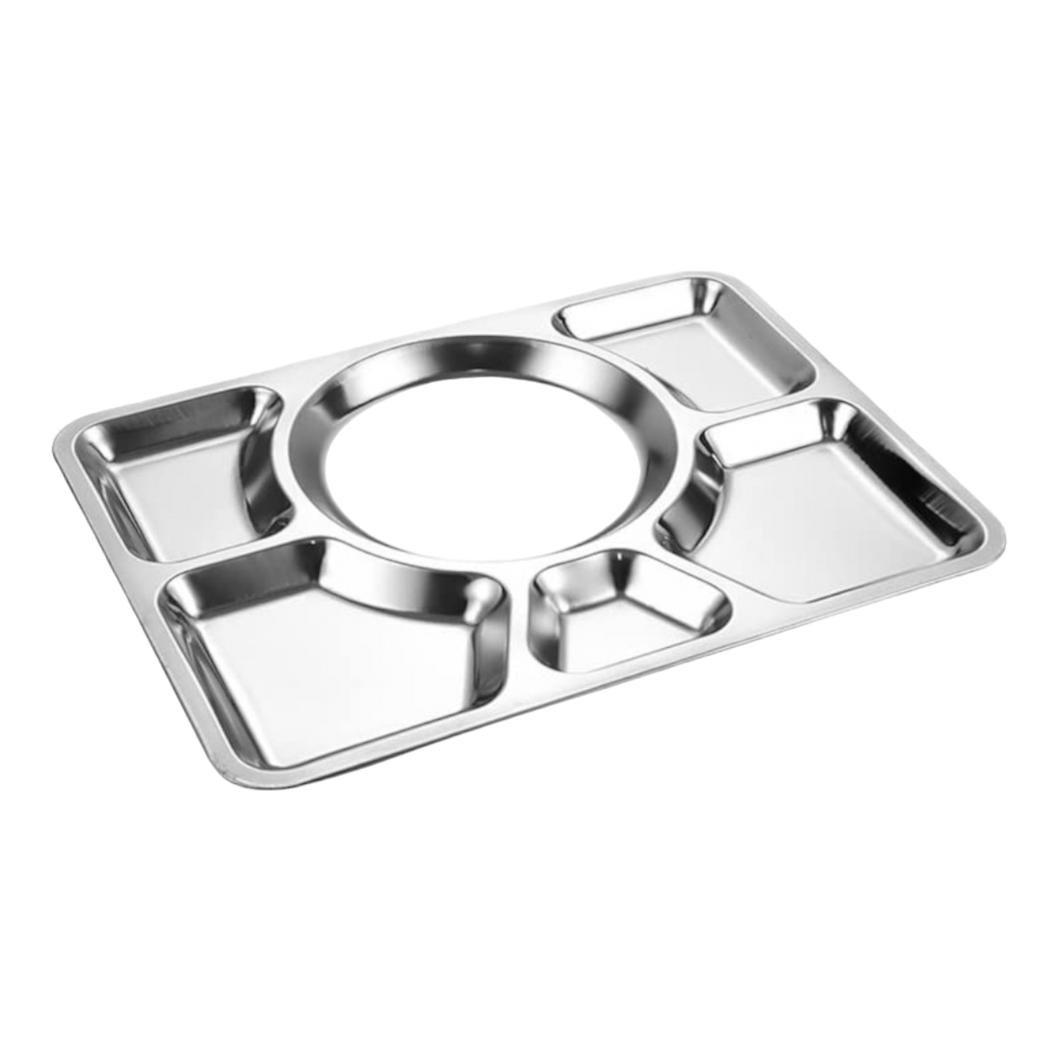 CHAROLA 6 DIVISIONES AC INOX