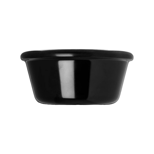 RAMEKIN LISO NEGRO 4.0 OZ