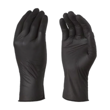 Cargar imagen en el visor de la galería, GUANTE NITRILO NEGRO C/100 PZ
