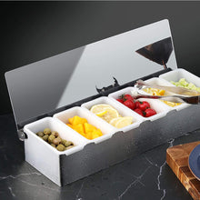 Cargar imagen en el visor de la galería, CONDIMENTERO AC INOX C/ DIV
