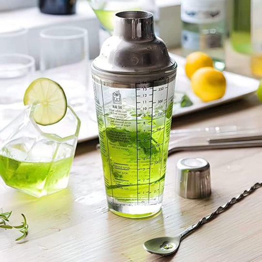 SHAKER C/VASO DE VIDRIO