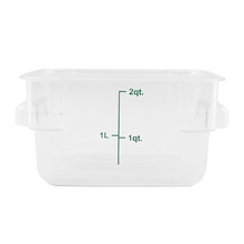 Cargar imagen en el visor de la galería, CONTENEDOR PP CUAD 02 QT TRANSLUCIDO
