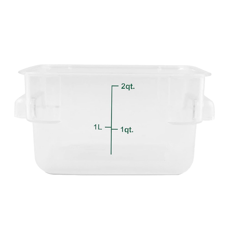 CONTENEDOR PP CUAD 02 QT TRANSLUCIDO