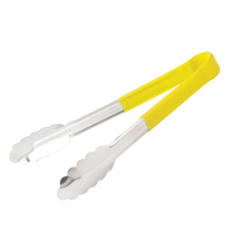 Cargar imagen en el visor de la galería, PINZA DE ACERO 12&quot; MGO AMARILLO
