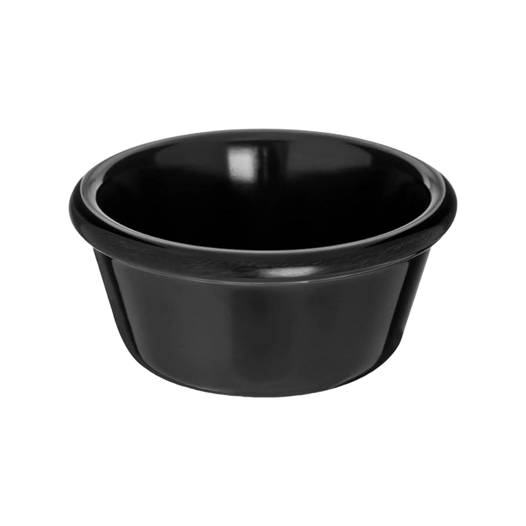 RAMEKIN LISO NEGRO 4.0 OZ