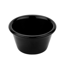 Cargar imagen en el visor de la galería, RAMEKIN LISO NEGRO 2.5 PG 1.75 OZ
