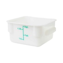 Cargar imagen en el visor de la galería, CONTENEDOR PP CUAD 02 QT BLANCO
