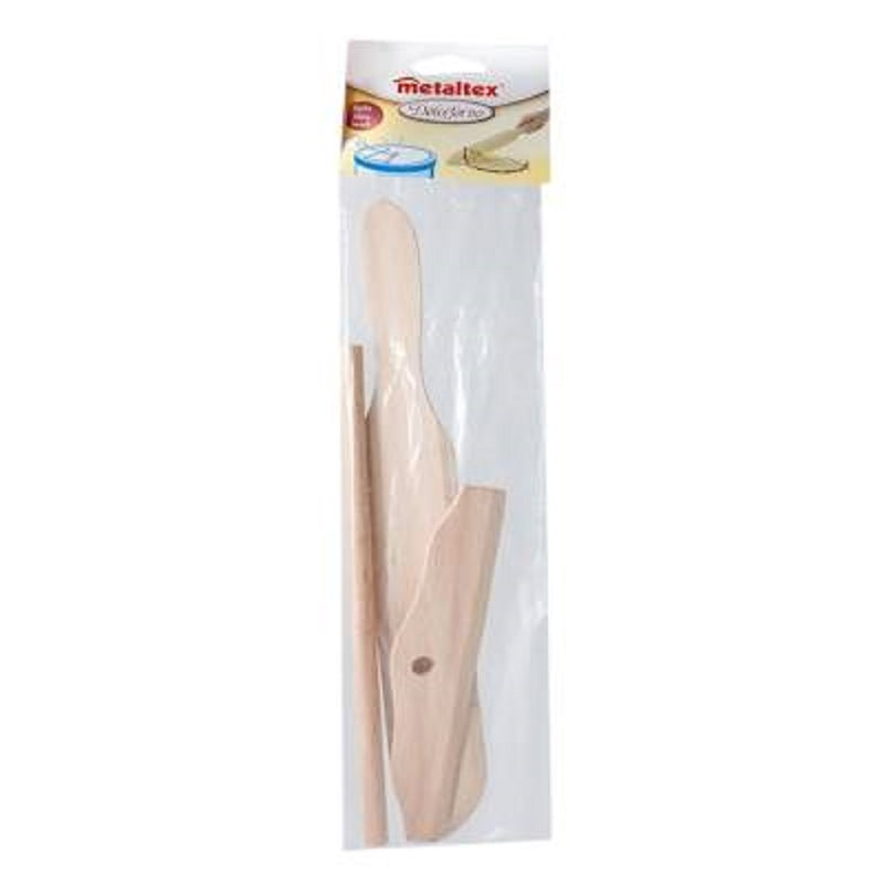 ESPATULA CREPERA DE MADERA METALTEX