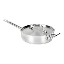 Cargar imagen en el visor de la galería, SARTEN RECTO C/TAPA QT AC INOX
