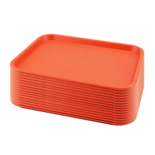 Cargar imagen en el visor de la galería, CHAROLA FAST FOOD 14x18&quot; NARANJA
