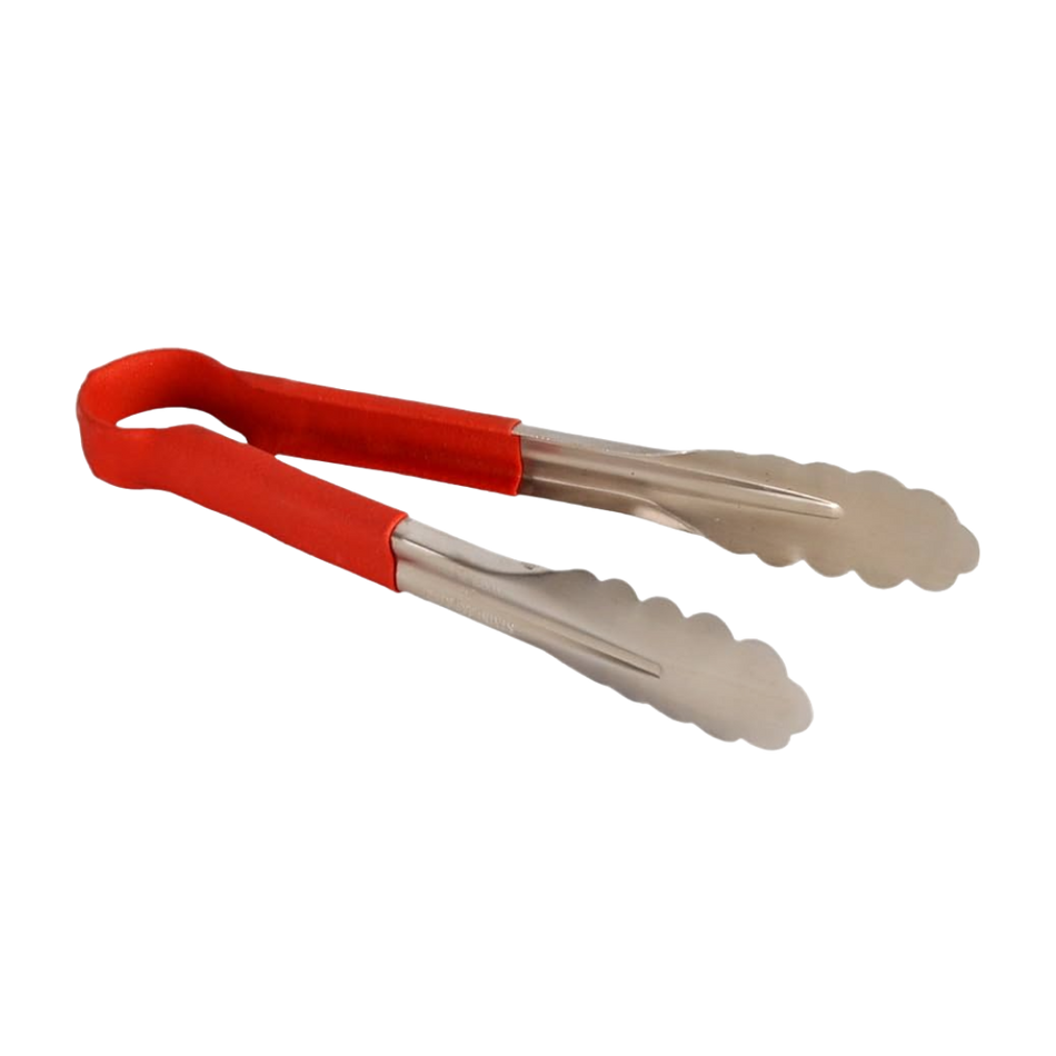 PINZA DE ACERO 10" MGO ROJO