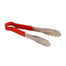 Cargar imagen en el visor de la galería, PINZA DE ACERO 10&quot; MGO ROJO
