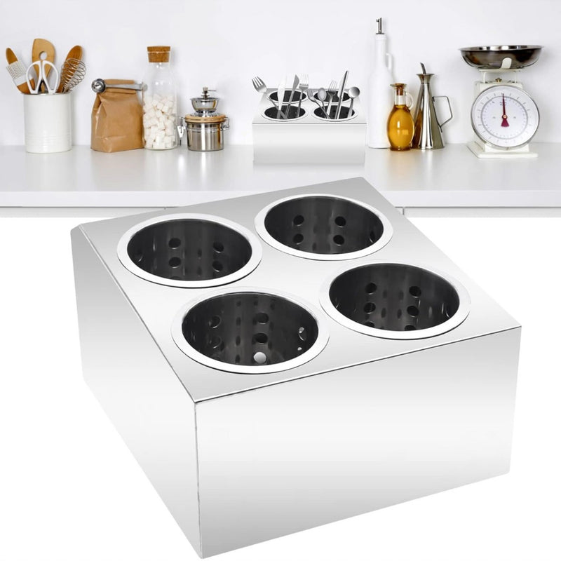 BASE P/ 4 CUBIERTOS DE AC INOX