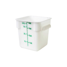 Cargar imagen en el visor de la galería, CONTENEDOR PP CUAD 04 QT BLANCO
