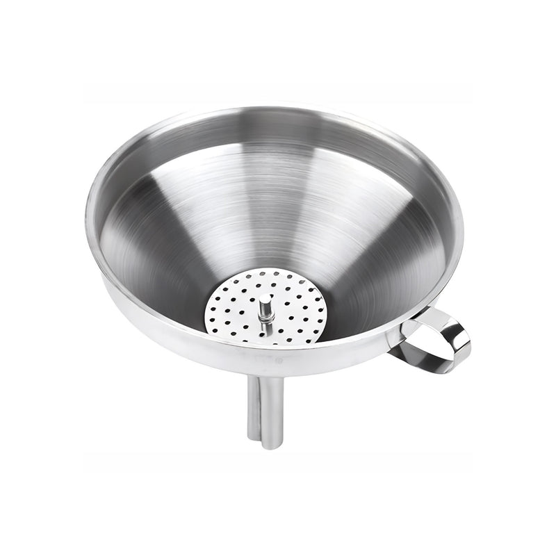 EMBUDO C/COLADOR REMOVIBLE 6" AC INOX