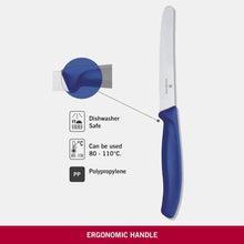 Cargar imagen en el visor de la galería, CUCHILLO 11 CM DENTADO AZUL
