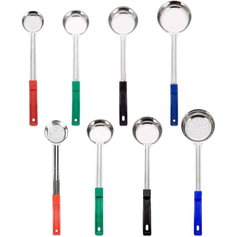 CUCHARA P/SERVIR 8 OZ PERFO AZUL