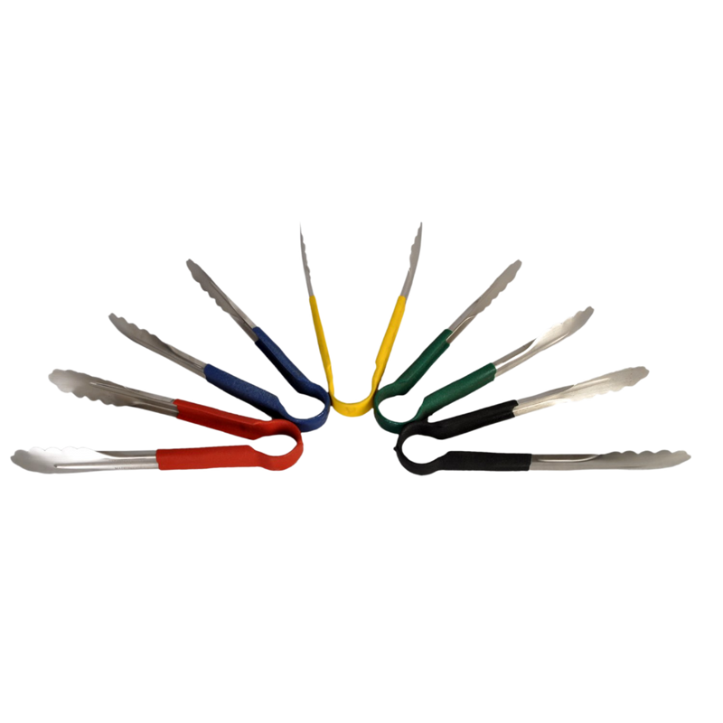PINZA DE ACERO 10" MGO ROJO