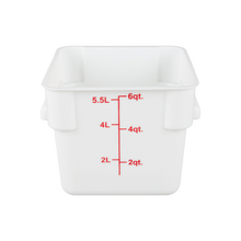 Cargar imagen en el visor de la galería, CONTENEDOR PP CUAD 06 QT BLANCO
