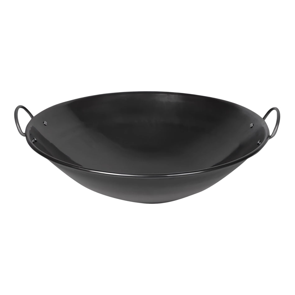 WOK DE HIERRO CON DOBLE ASA 26"
