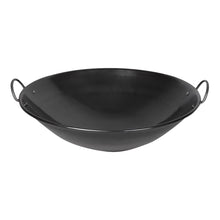 Cargar imagen en el visor de la galería, WOK DE HIERRO CON DOBLE ASA 26&quot;

