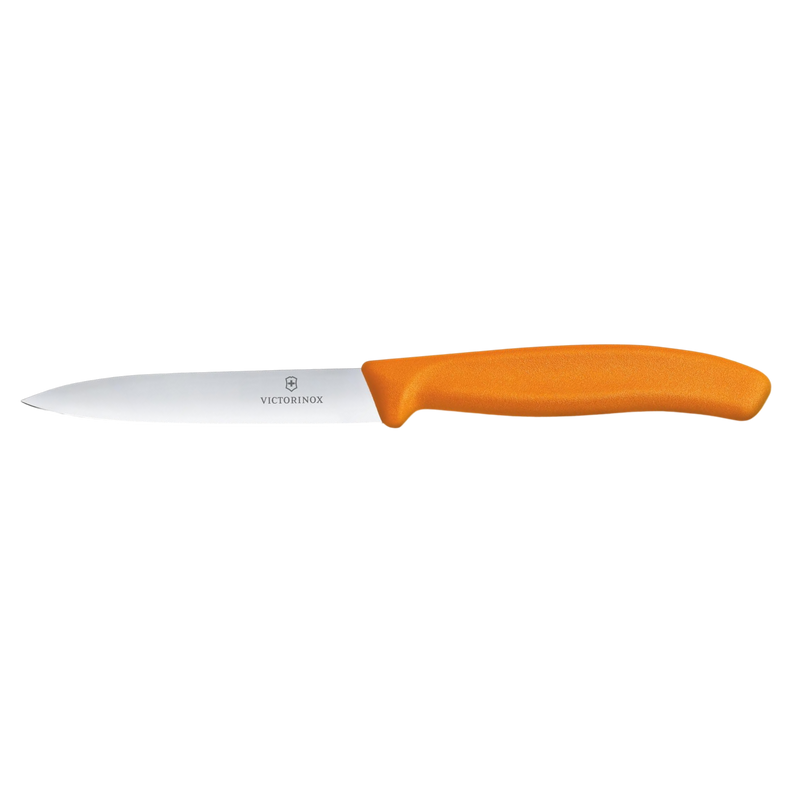 CUCHILLO 08 CM DENTADO NARANJA