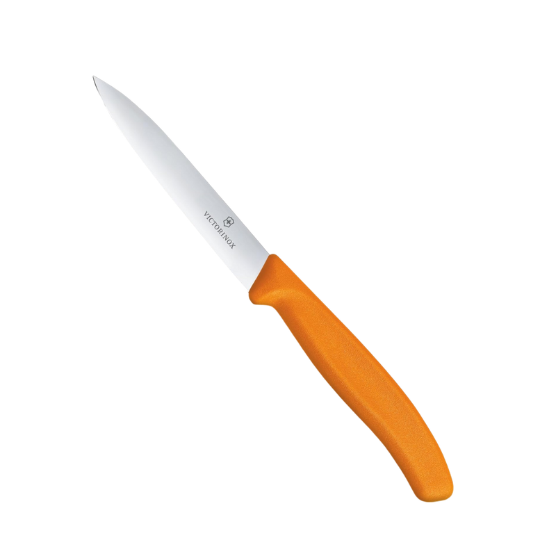 CUCHILLO 08 CM DENTADO NARANJA