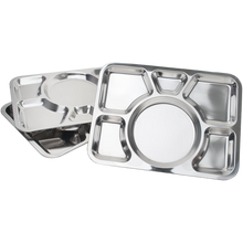Cargar imagen en el visor de la galería, CHAROLA 6 DIVISIONES AC INOX
