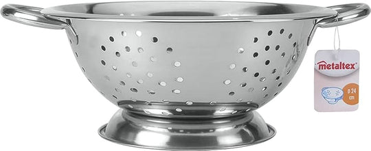 COLADERA CON PATAS 24 CM METALTEX