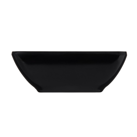 MINI TAZON CUADRADO 7.5CM NEGRO