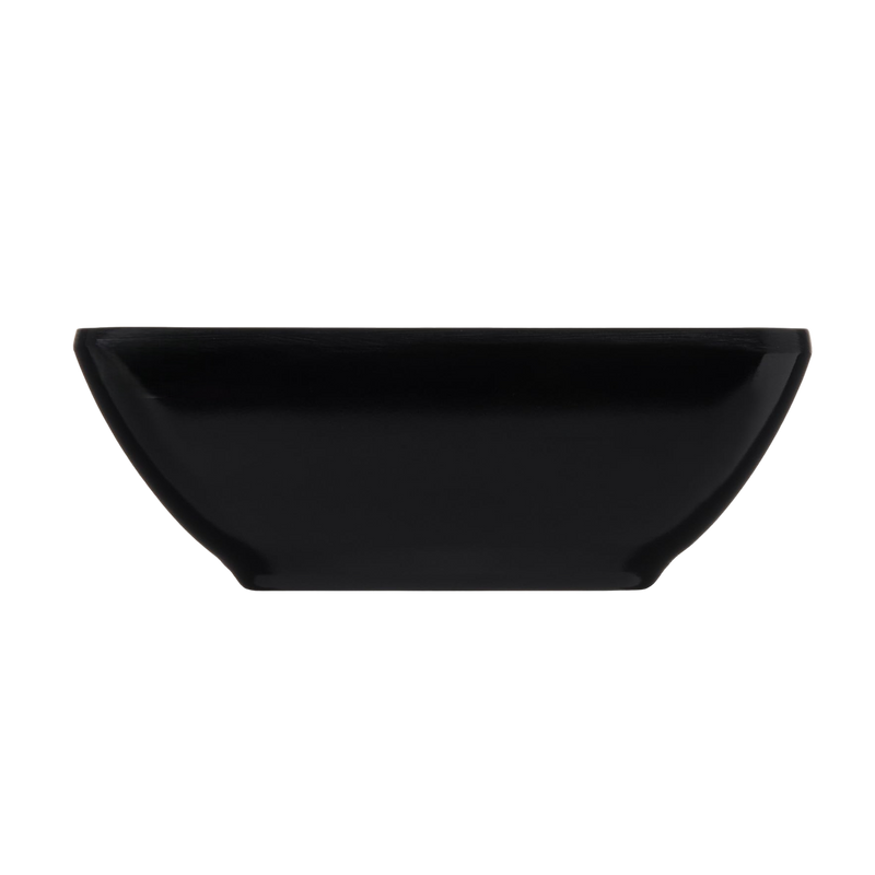 MINI TAZON CUADRADO 7.5CM NEGRO