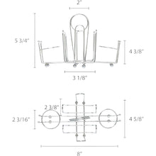 Cargar imagen en el visor de la galería, BASE DE ALAMBRE AC CROMADO
