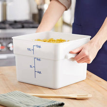 Cargar imagen en el visor de la galería, CONTENEDOR PP CUAD 12 QT BLANCO

