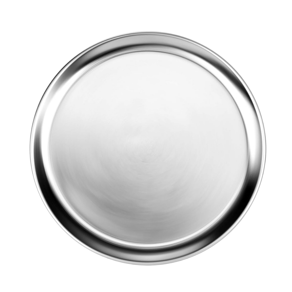 CHAROLA PIZZA REDONDA 22" BORDE ANCHO