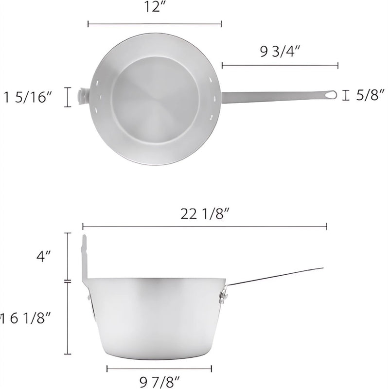 CACEROLA 10 QT ALUMINIO