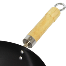 Cargar imagen en el visor de la galería, WOK ACERO AL CARBON MGO MADERA 12&quot; THUNDER
