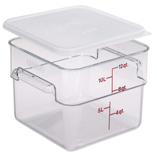 Cargar imagen en el visor de la galería, TAPA CUAD 12, 18 Y 22 QT PP CAMBRO
