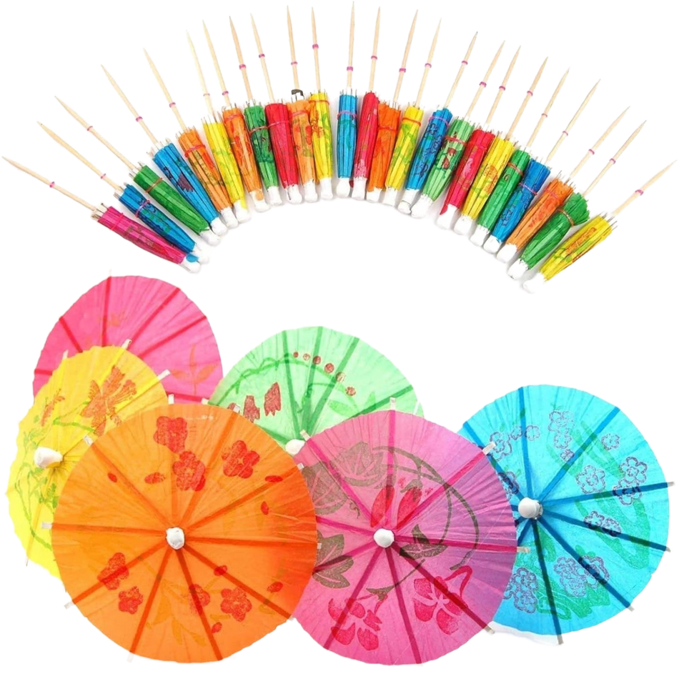 SOMBRILLAS DECORATIVAS C/50 PZ