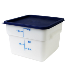 Cargar imagen en el visor de la galería, CONTENEDOR PP CUAD 12 QT BLANCO
