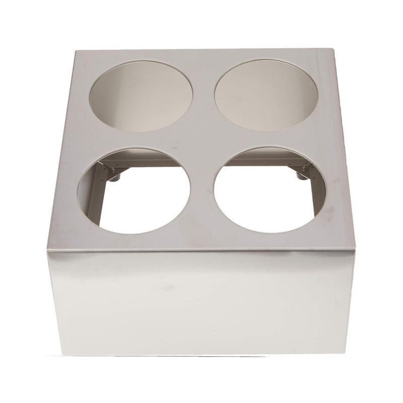 BASE P/ 4 CUBIERTOS DE AC INOX