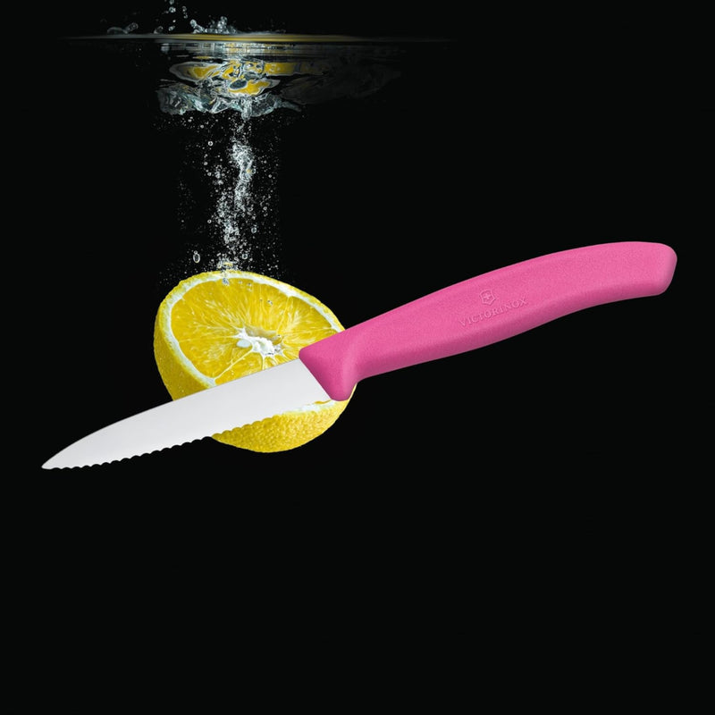 CUCHILLO 08 CM FILADO ROSA