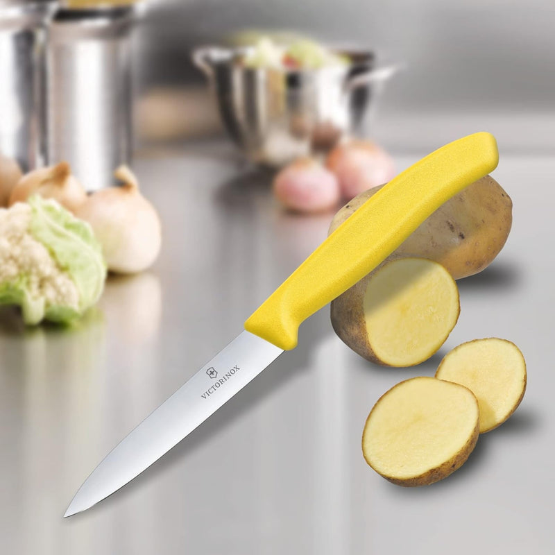 CUCHILLO 08 CM FILADO AMARILLO