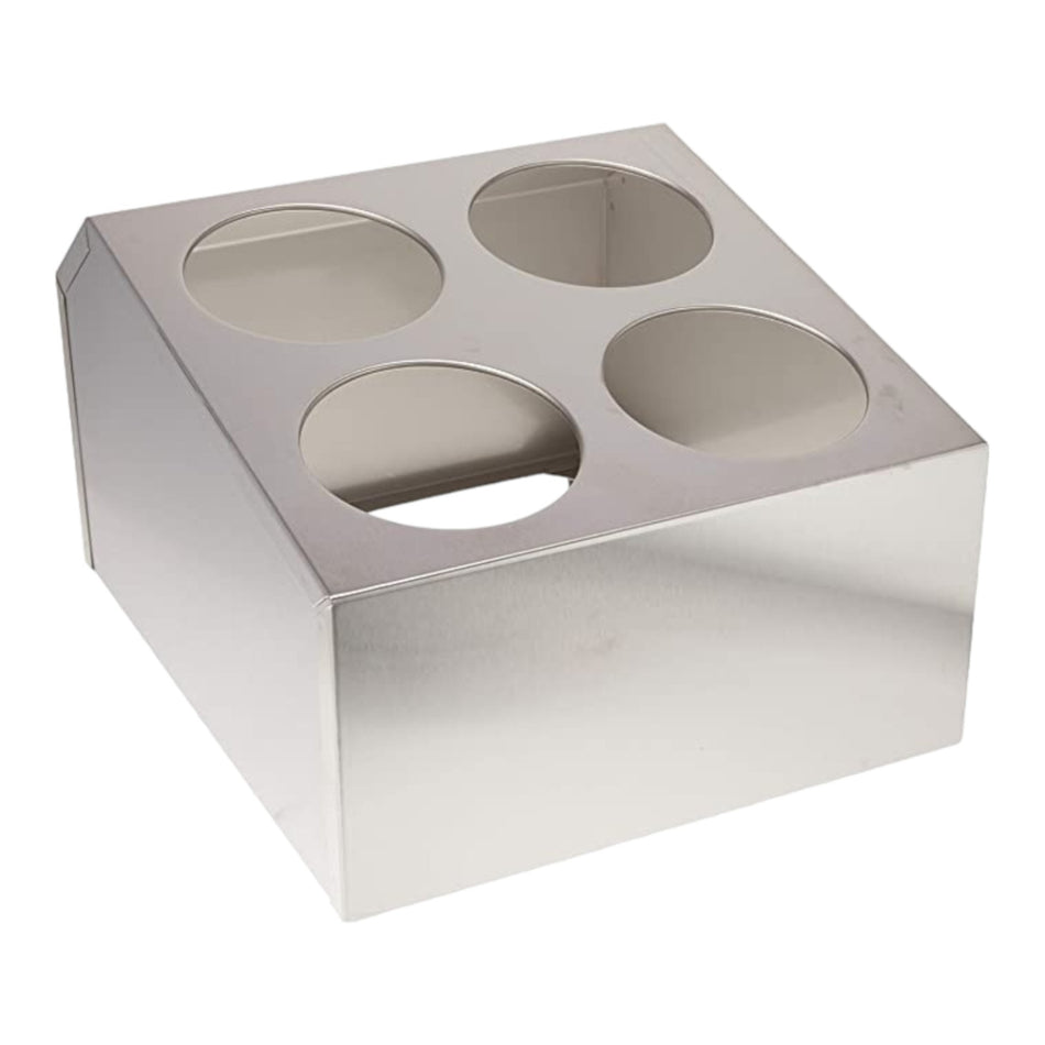 BASE P/ 4 CUBIERTOS DE AC INOX